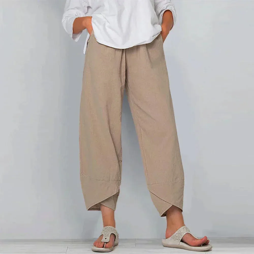 Sadie - Cotton linen pants for women