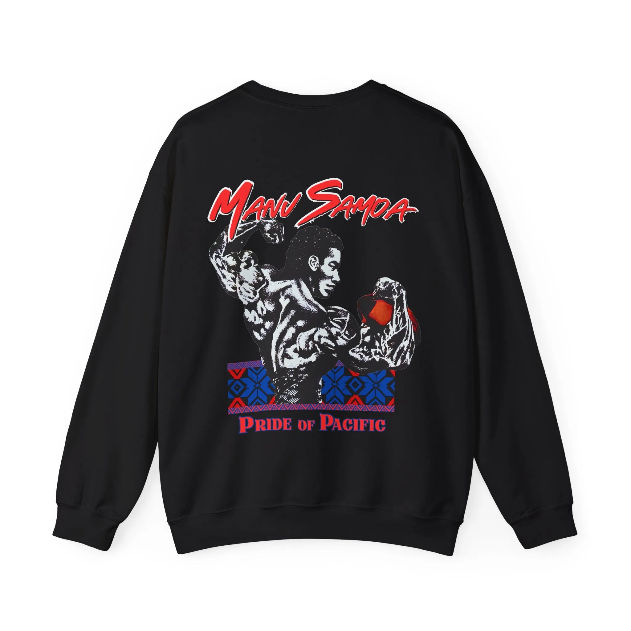 Samoan Strength Manu Samoa Pride of Pacific Vintage Design 90s New Print Unisex Heavy Blend™ Crewneck Sweatshirt