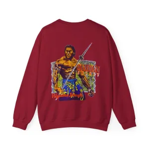 Samoan Strength Samoan Spirit Polynesian Strength Vintage Design 90s New Print Unisex Heavy Blend™ Crewneck Sweatshirt