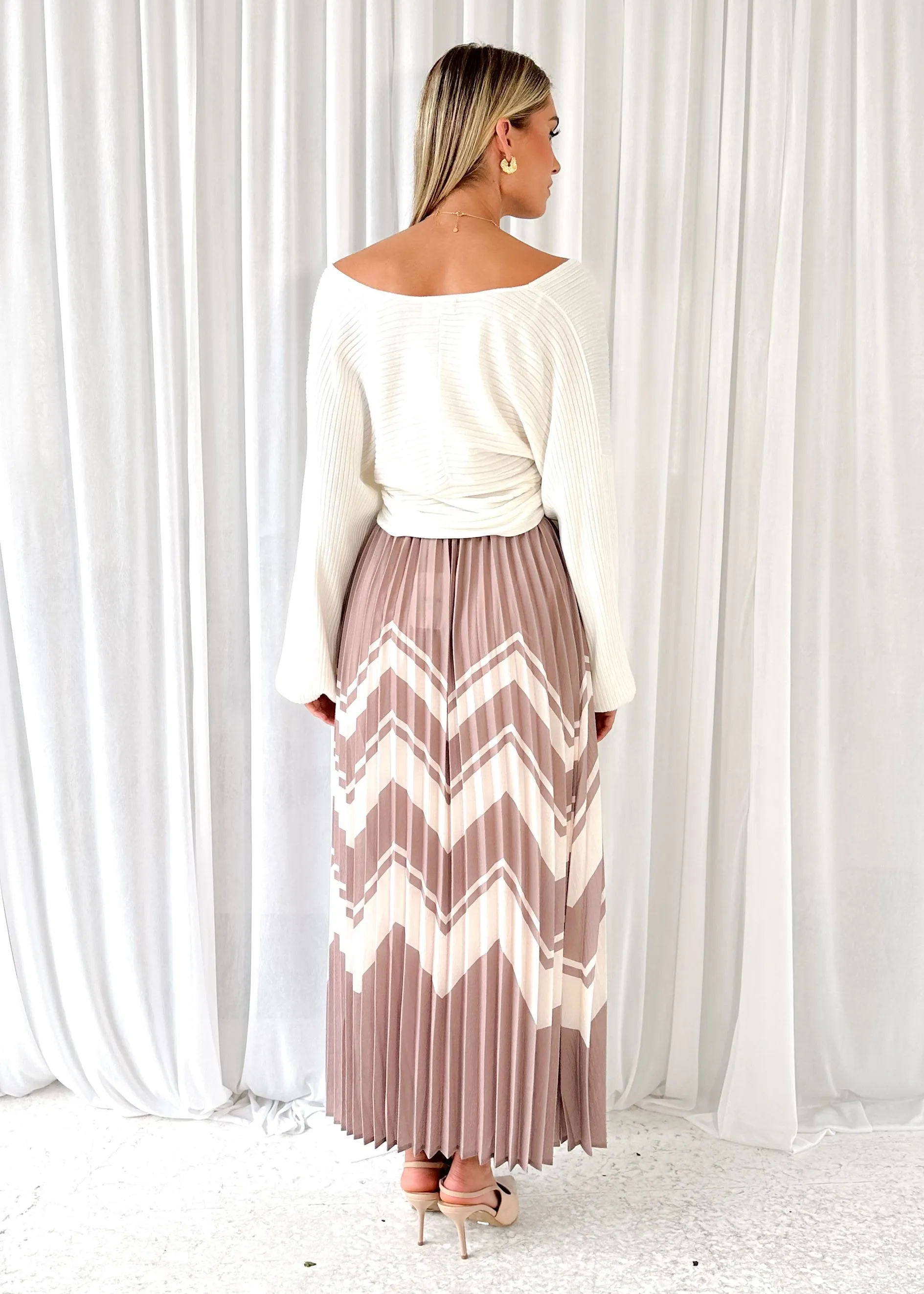 Sandrilla Cropped Sweater - Off White