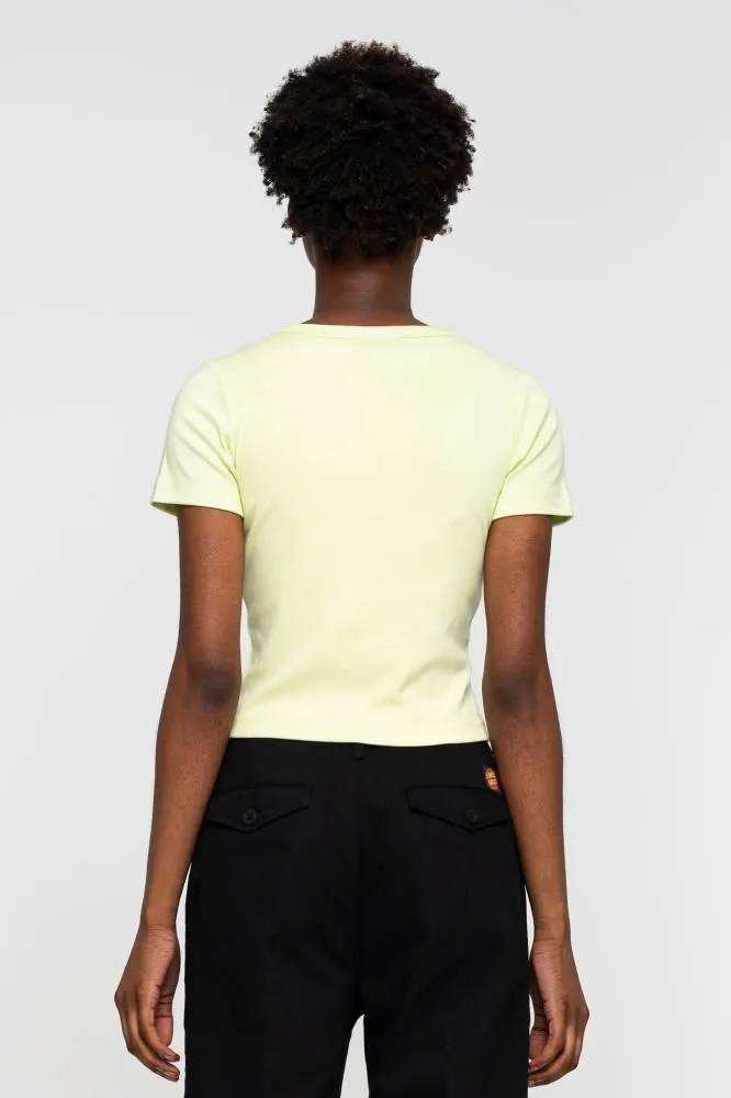 Santa Cruz Womens T-Shirt Daisy Ring Dot T-Shirt - Aloe Green