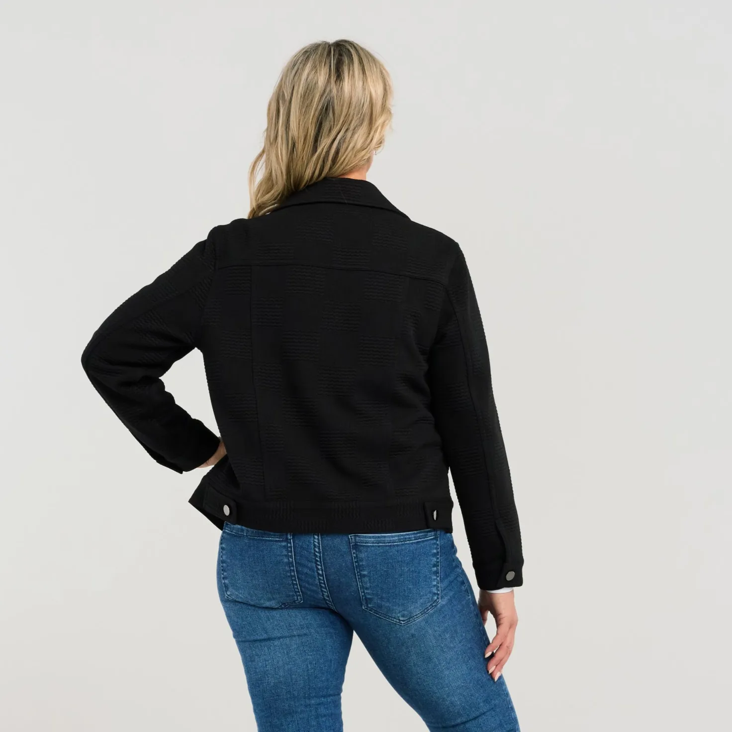 Savannah Jacket 	Black Waves