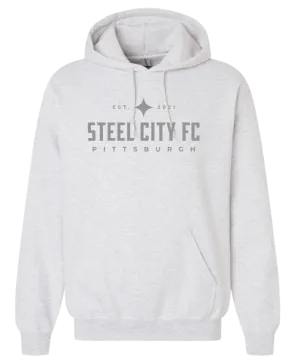 SCFC City Edition - Ash Grey Hoodie with Grey SCFC Text logo
