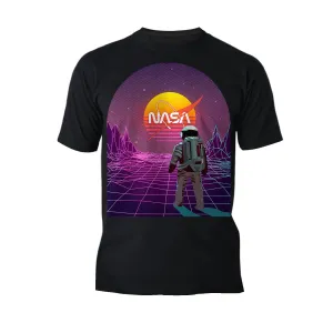 Science Space NASA Astronaut Synthwave Retro 80s Nerd Geek Official Men's T-shirt