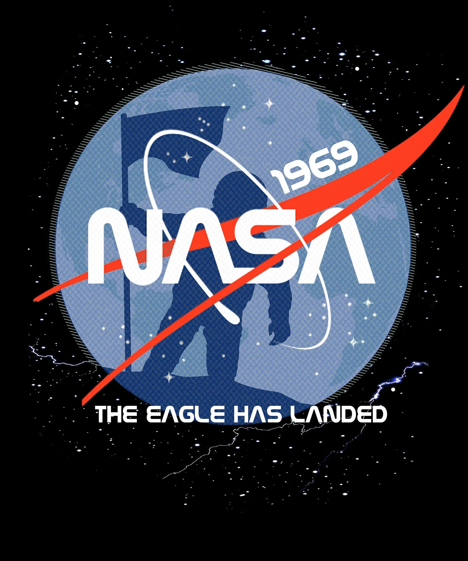 Science Space NASA Moon Landing Astronaut Cosmos Nerd Geek Official Women's T-shirt