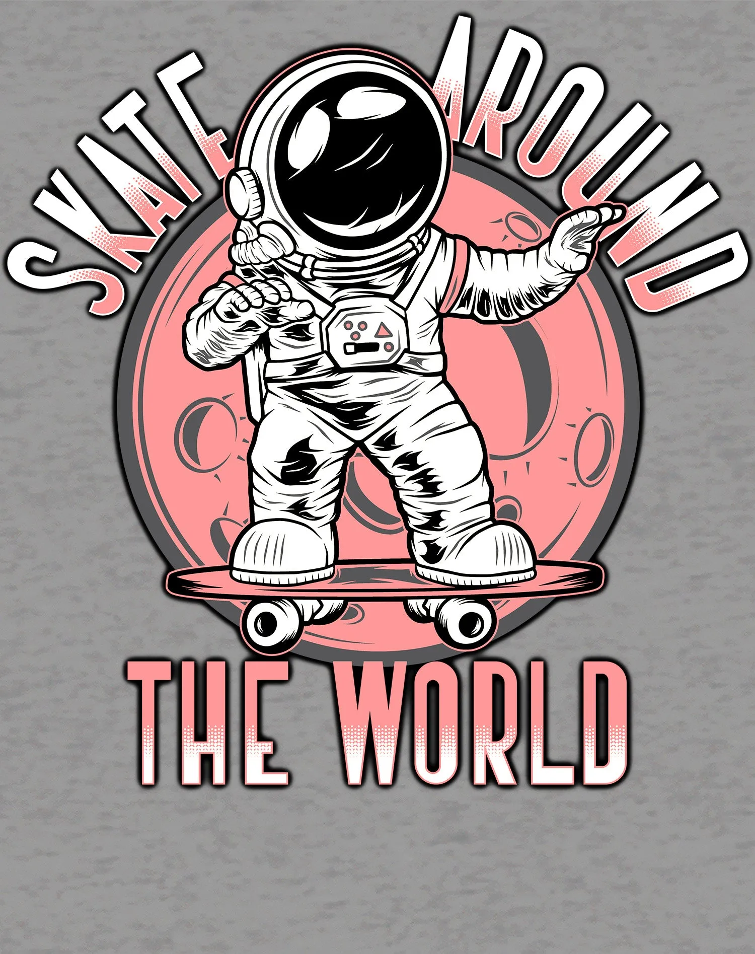 Science Space Race Skate Around World Astronaut Nerd Geek Official Women's T-shirt