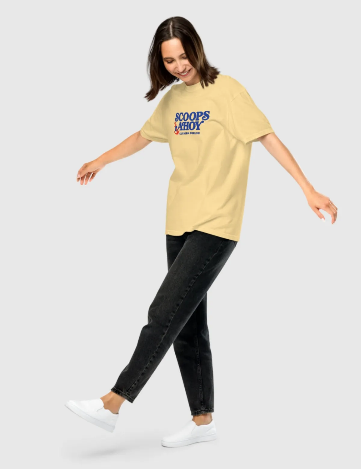 Scoops Ahoy Men’s Cool Down T-Shirt [Yellow]