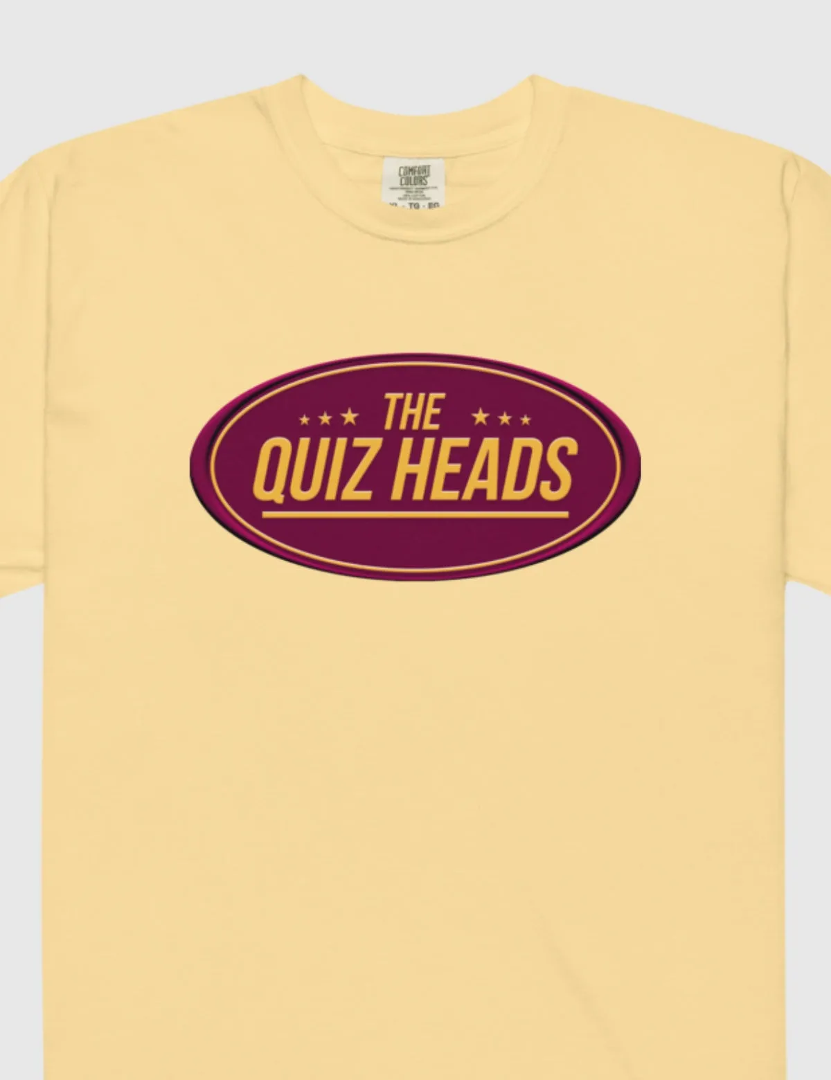 Sex Education The Quiz Heads Unisex Heavyweight T-Shirt [Yellow]