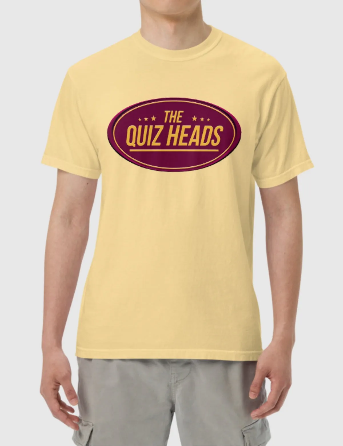 Sex Education The Quiz Heads Unisex Heavyweight T-Shirt [Yellow]