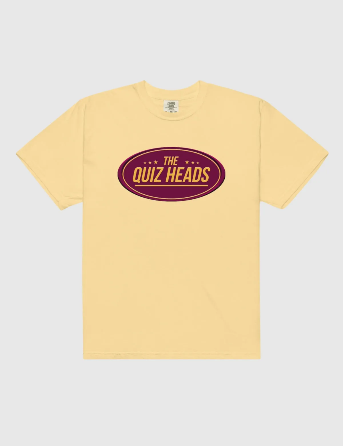 Sex Education The Quiz Heads Unisex Heavyweight T-Shirt [Yellow]