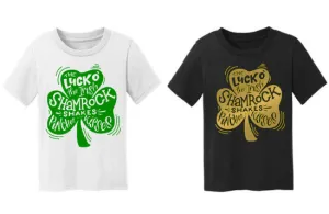 Shamrock Shakes Pinches and Kisses St. Patty's Day Tee