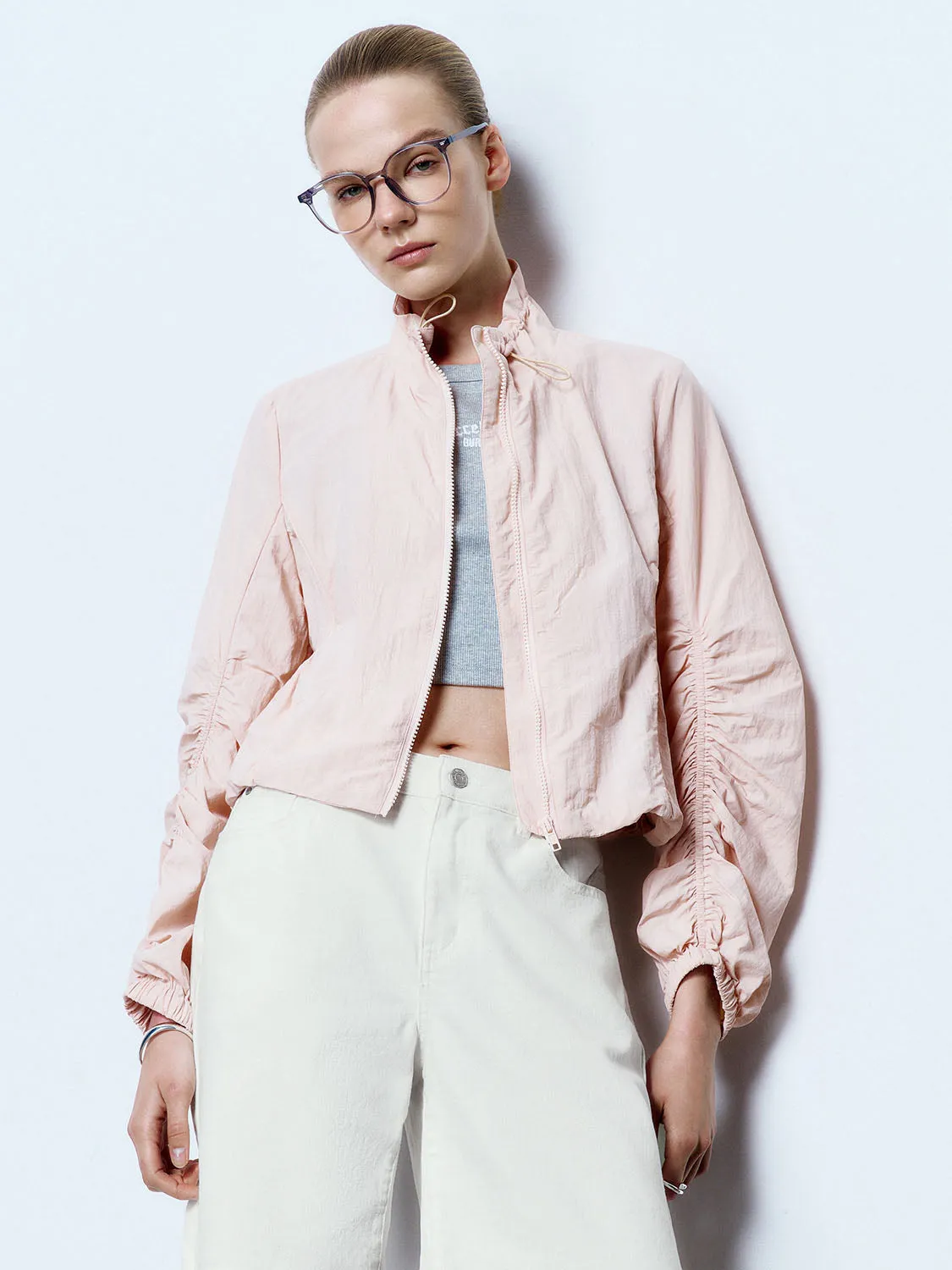 Shirred Sleeve Jackets