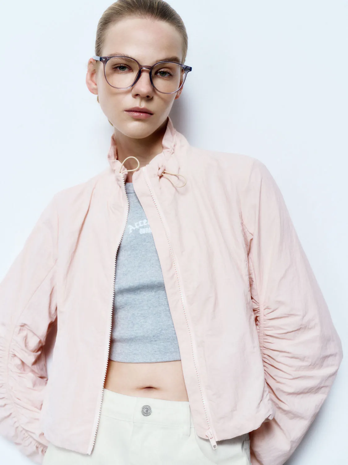 Shirred Sleeve Jackets