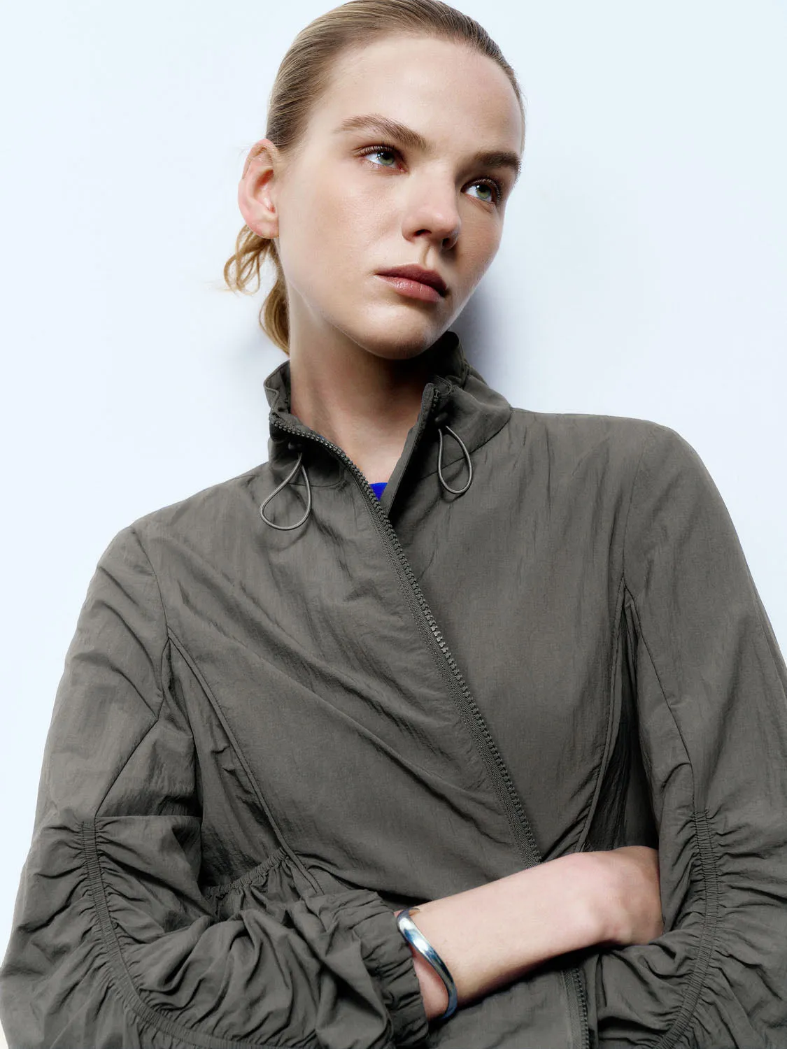 Shirred Sleeve Jackets