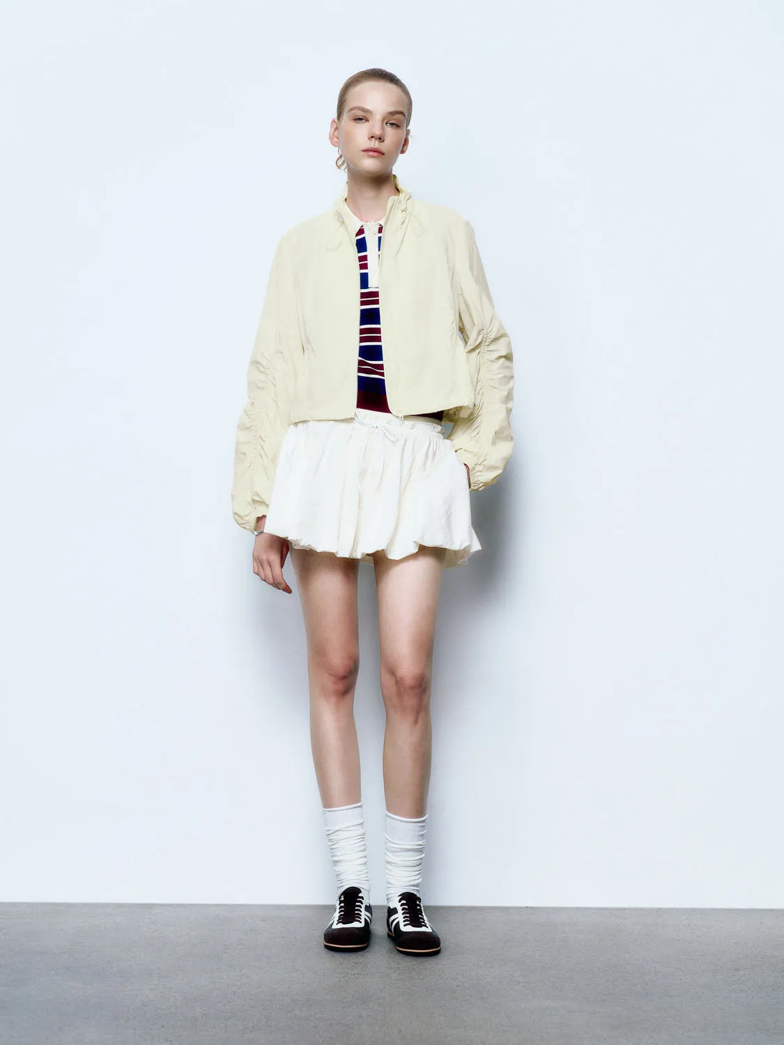 Shirred Sleeve Jackets