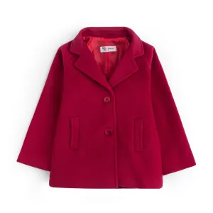Shocking Pink Wool Coat