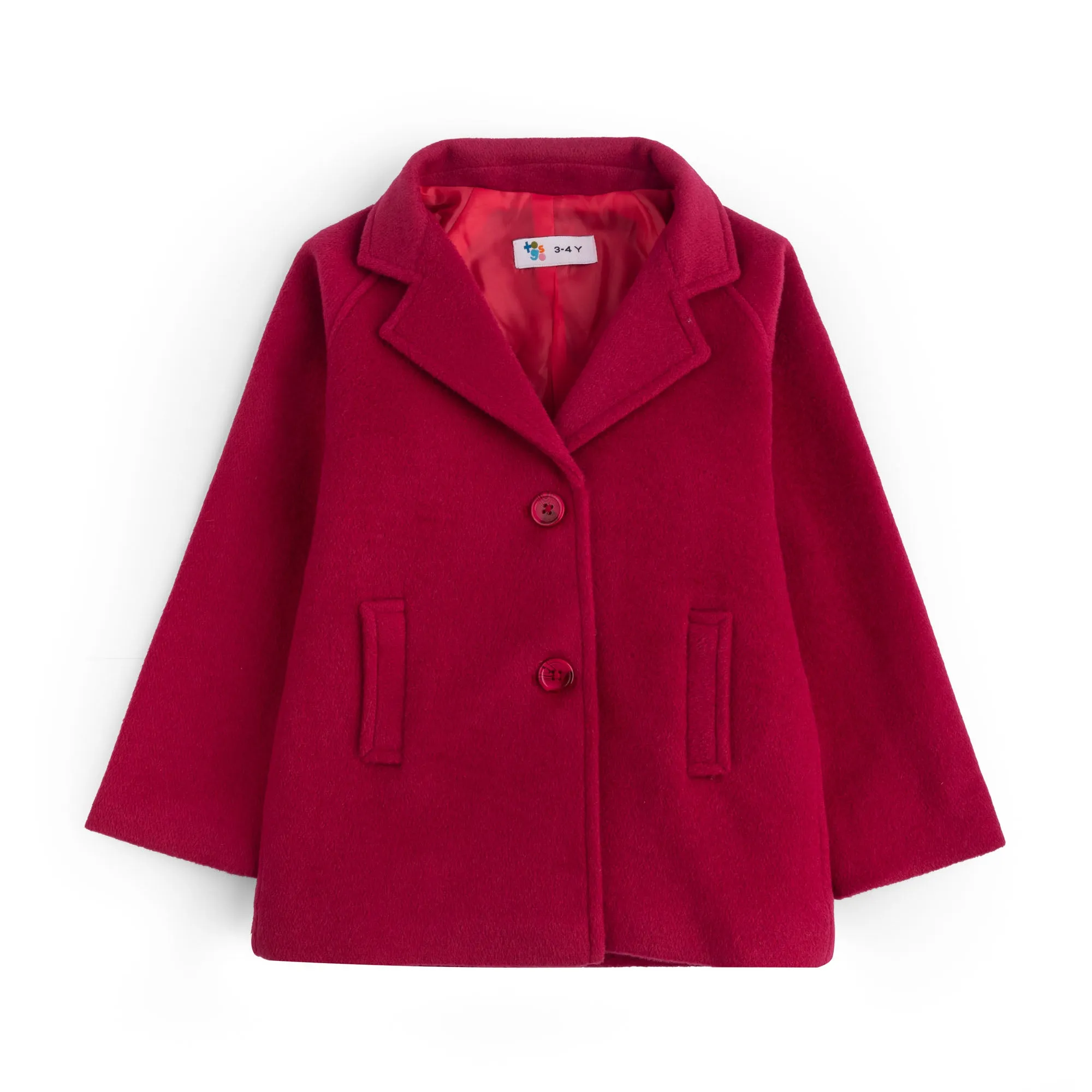 Shocking Pink Wool Coat