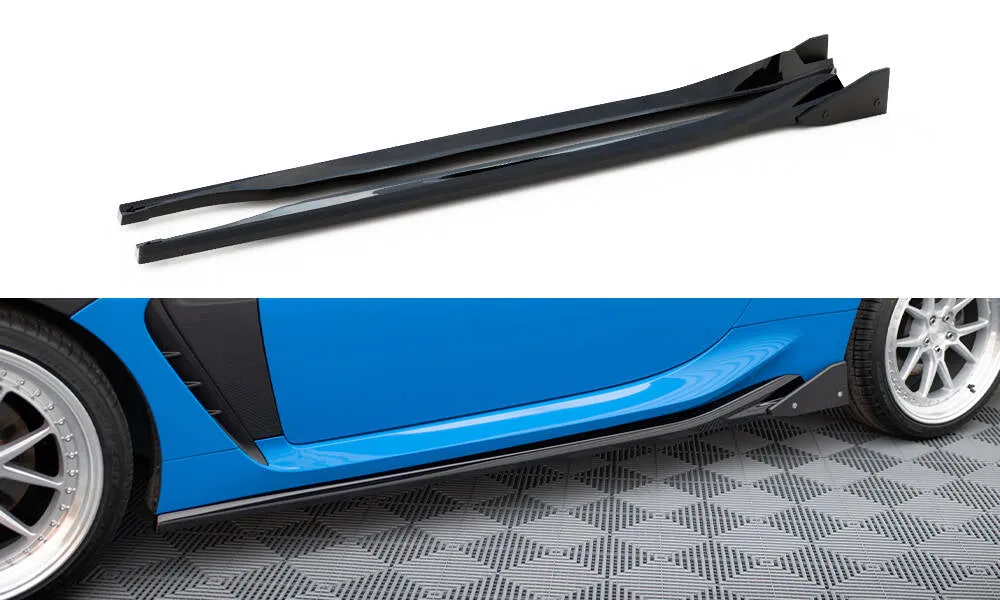 Side Skirts Diffusers V.1   Flaps Toyota GR86 Mk1