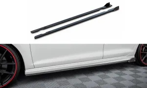 Side Skirts Diffusers V.3   Flaps Volkswagen Golf R Mk7