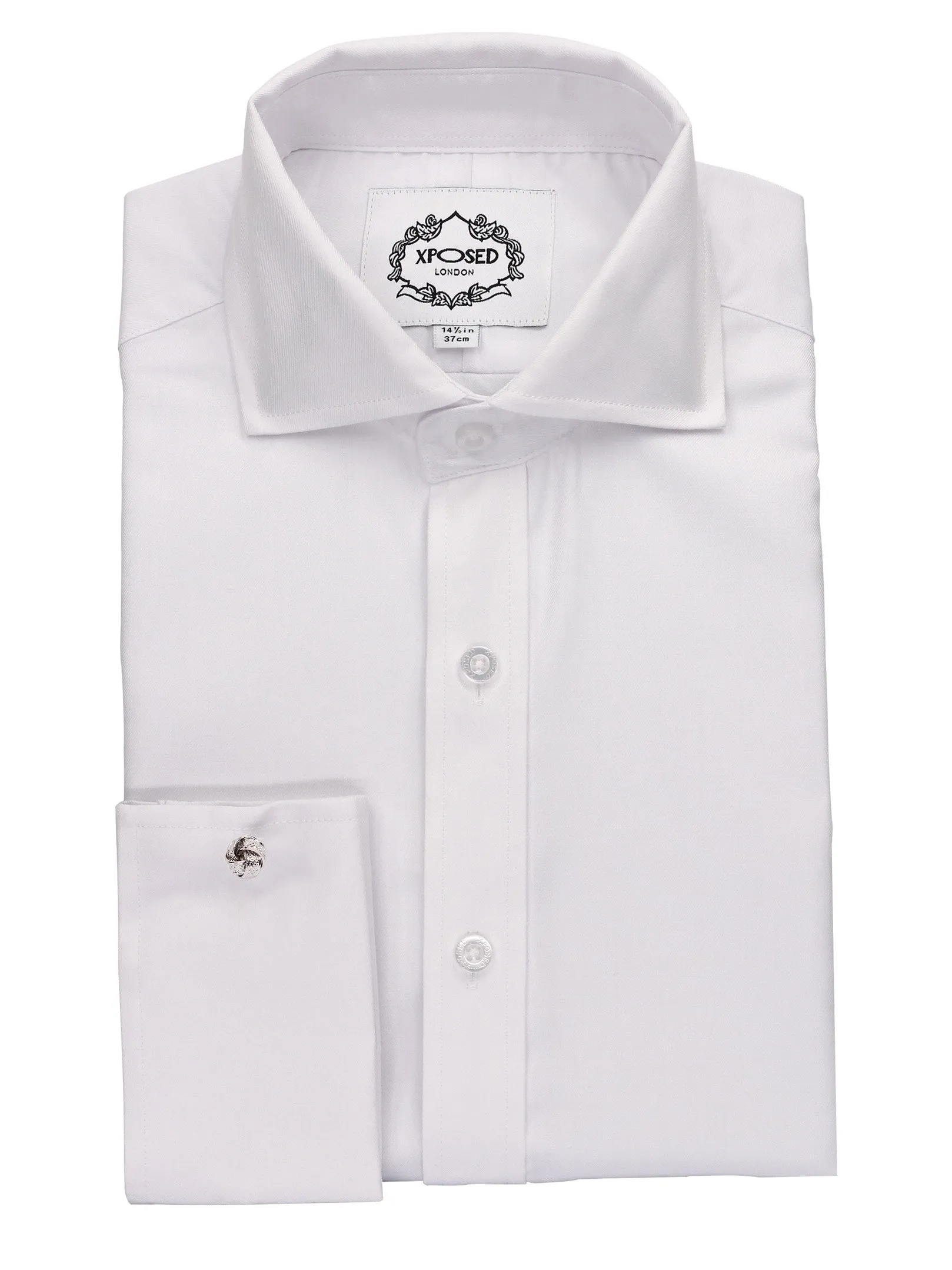SILVER KNOT CUFFLINKS