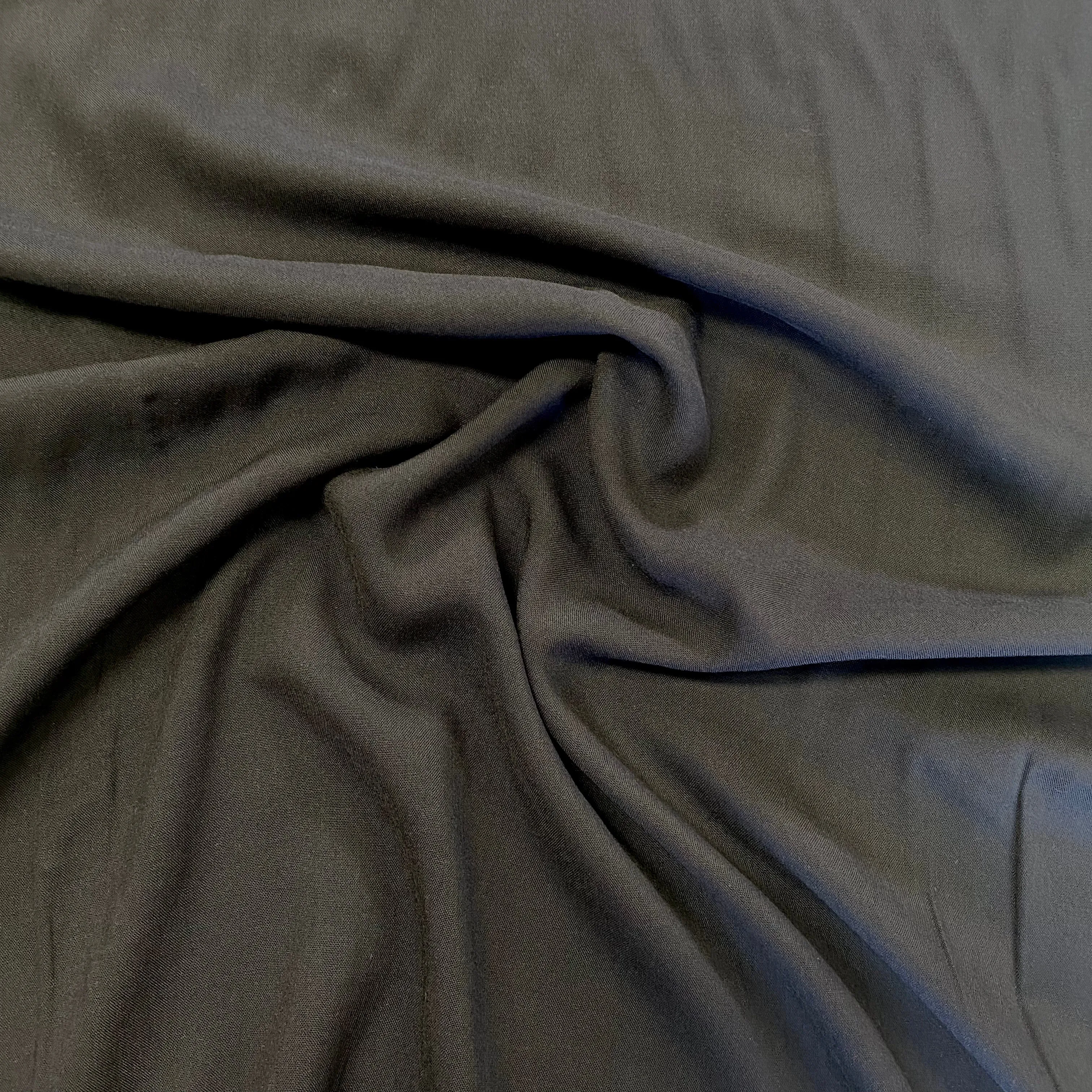 Simply Solid Viscose - Black