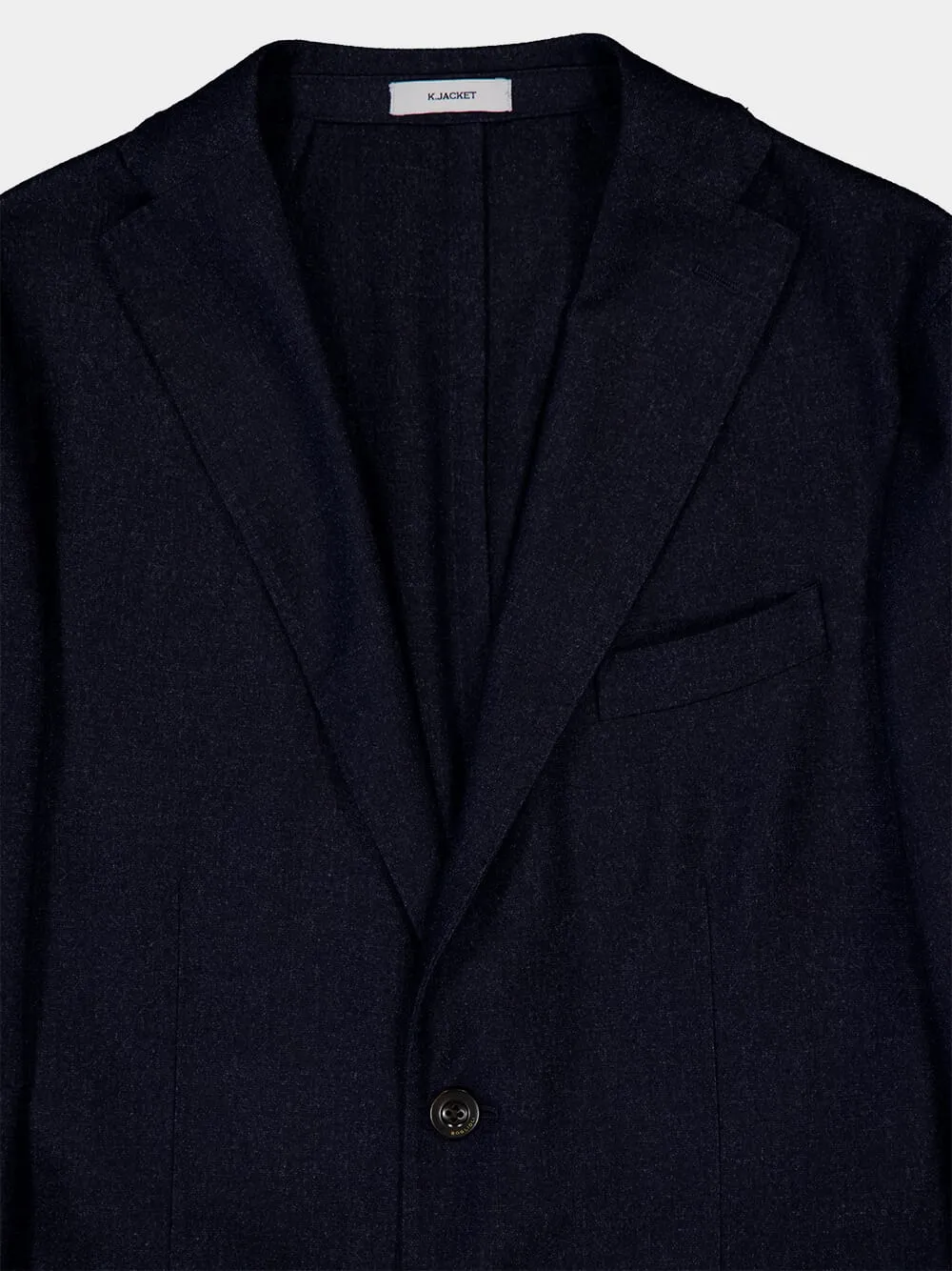 Single-Breasted Wool Jacket