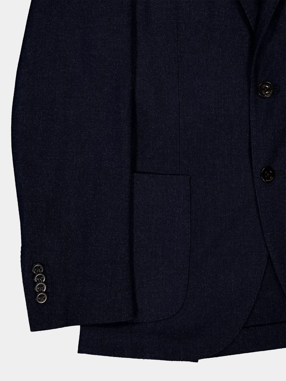 Single-Breasted Wool Jacket