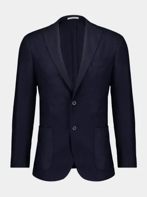 Single-Breasted Wool Jacket
