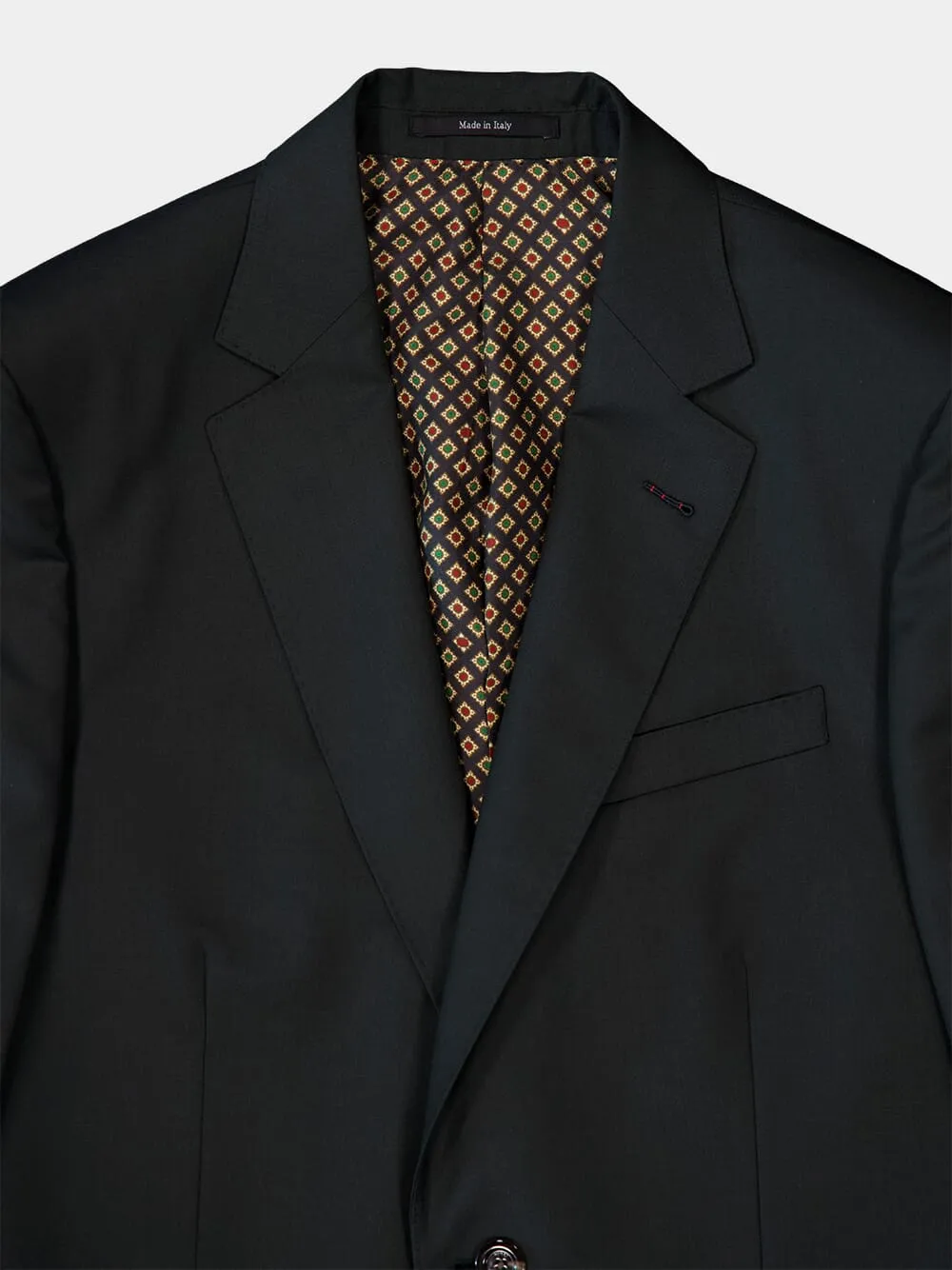 Single-Breasted Wool Moahir Suit