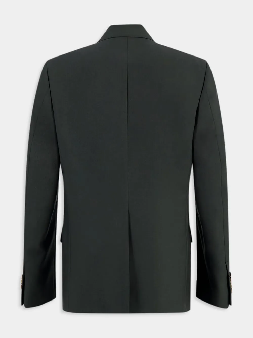 Single-Breasted Wool Moahir Suit