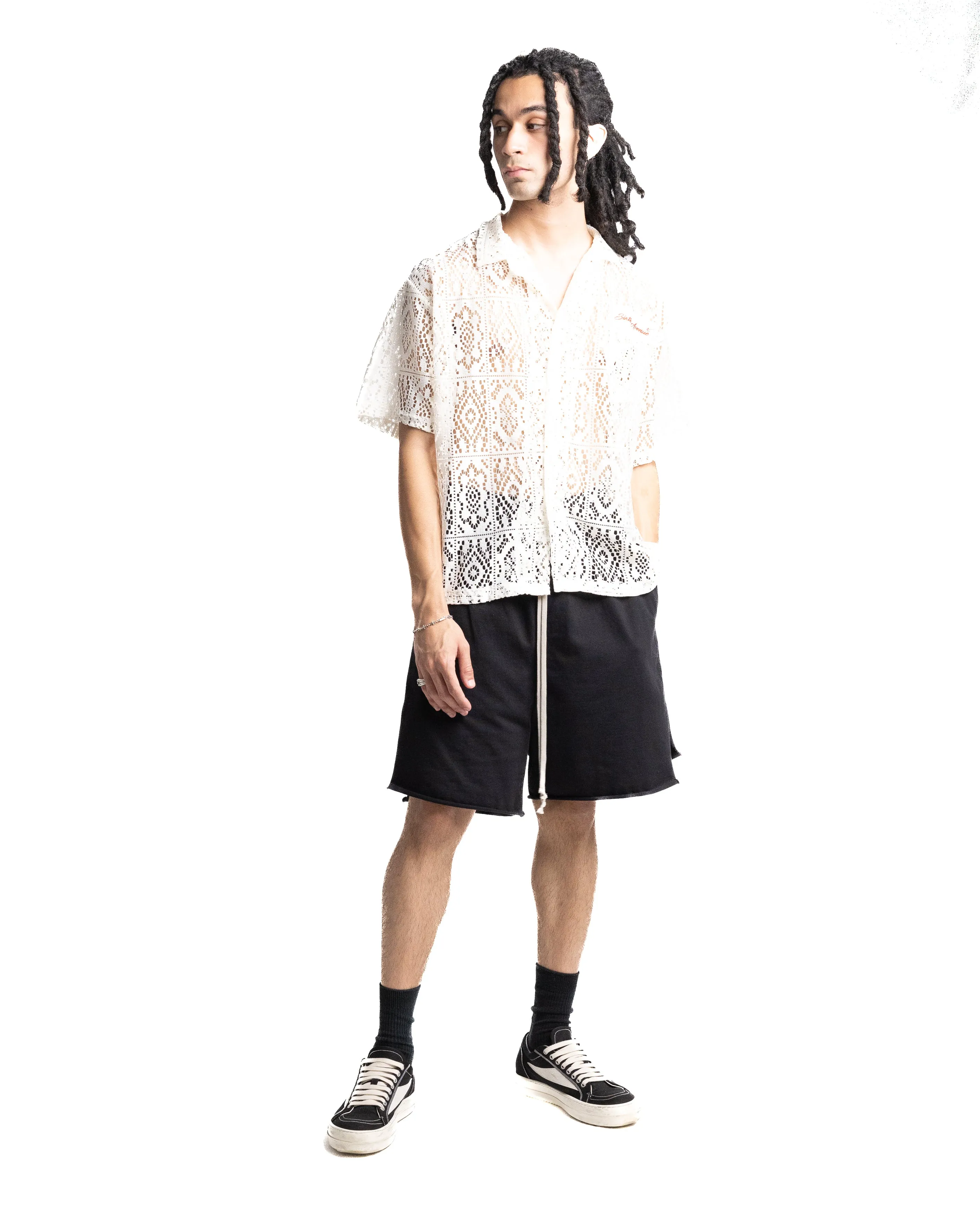 Sixth Avenue Holiday Series Laced Shirt Cream