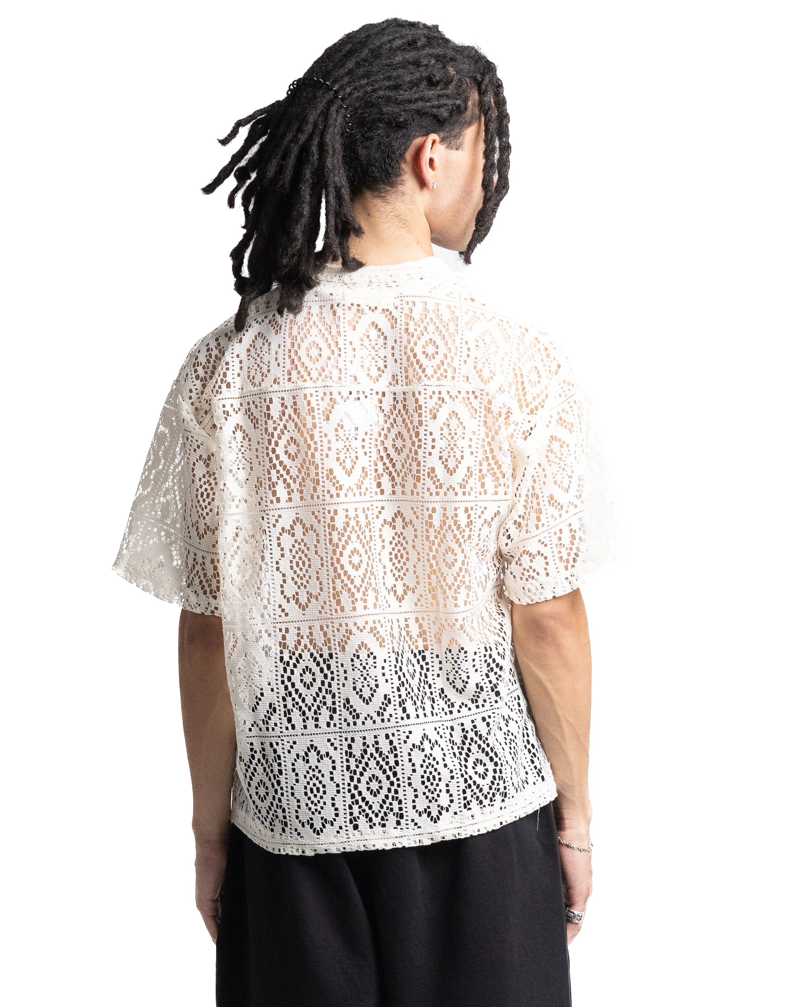 Sixth Avenue Holiday Series Laced Shirt Cream