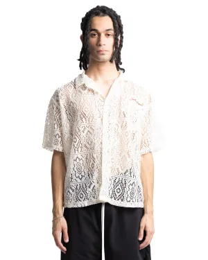 Sixth Avenue Holiday Series Laced Shirt Cream