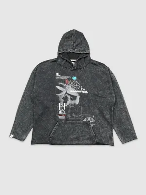 SJC-UF4671WU-WNDR ESSEN Wash Crop Hoody