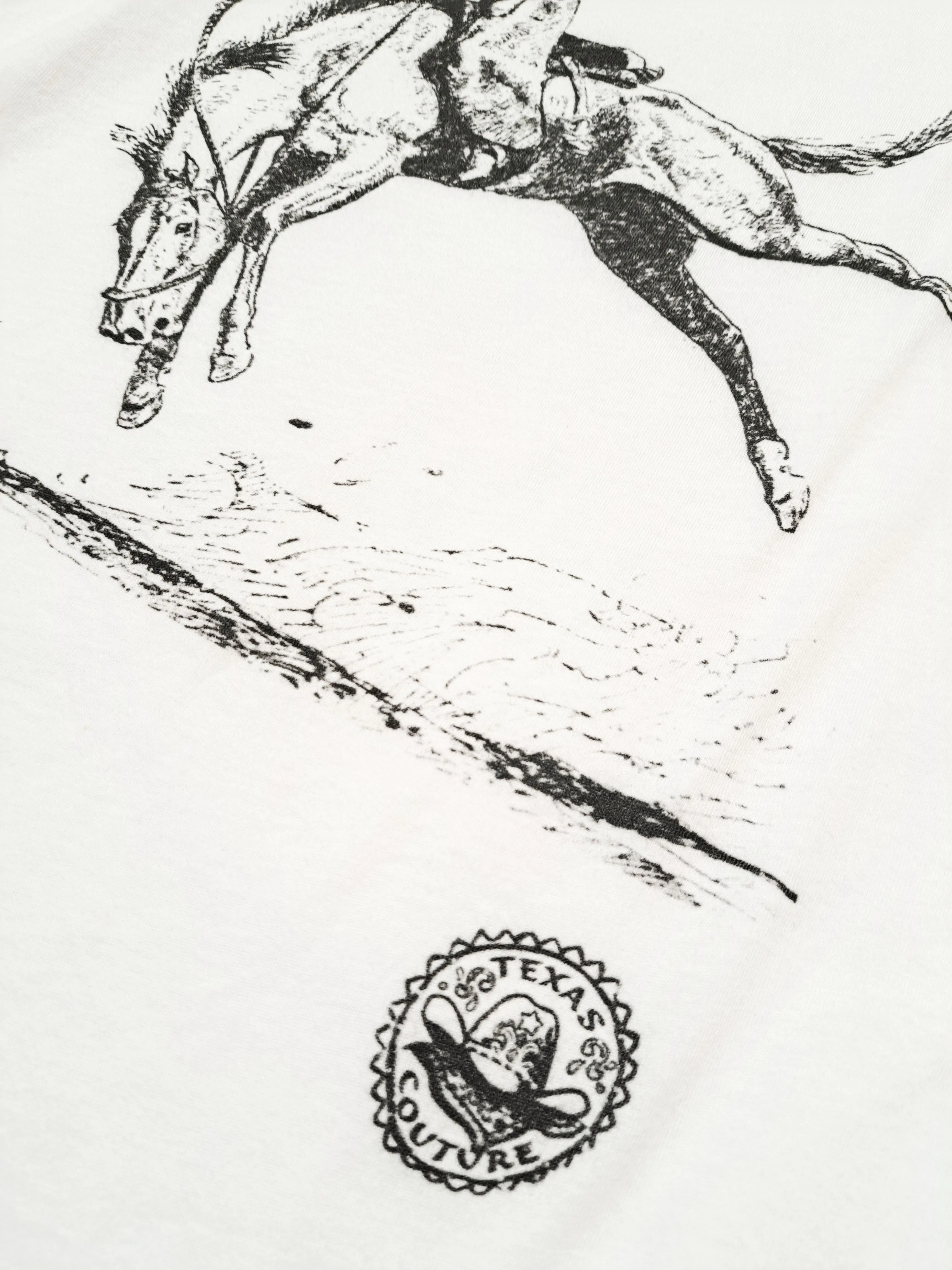 Sketched Rodeo Bronco T-Shirt - WS
