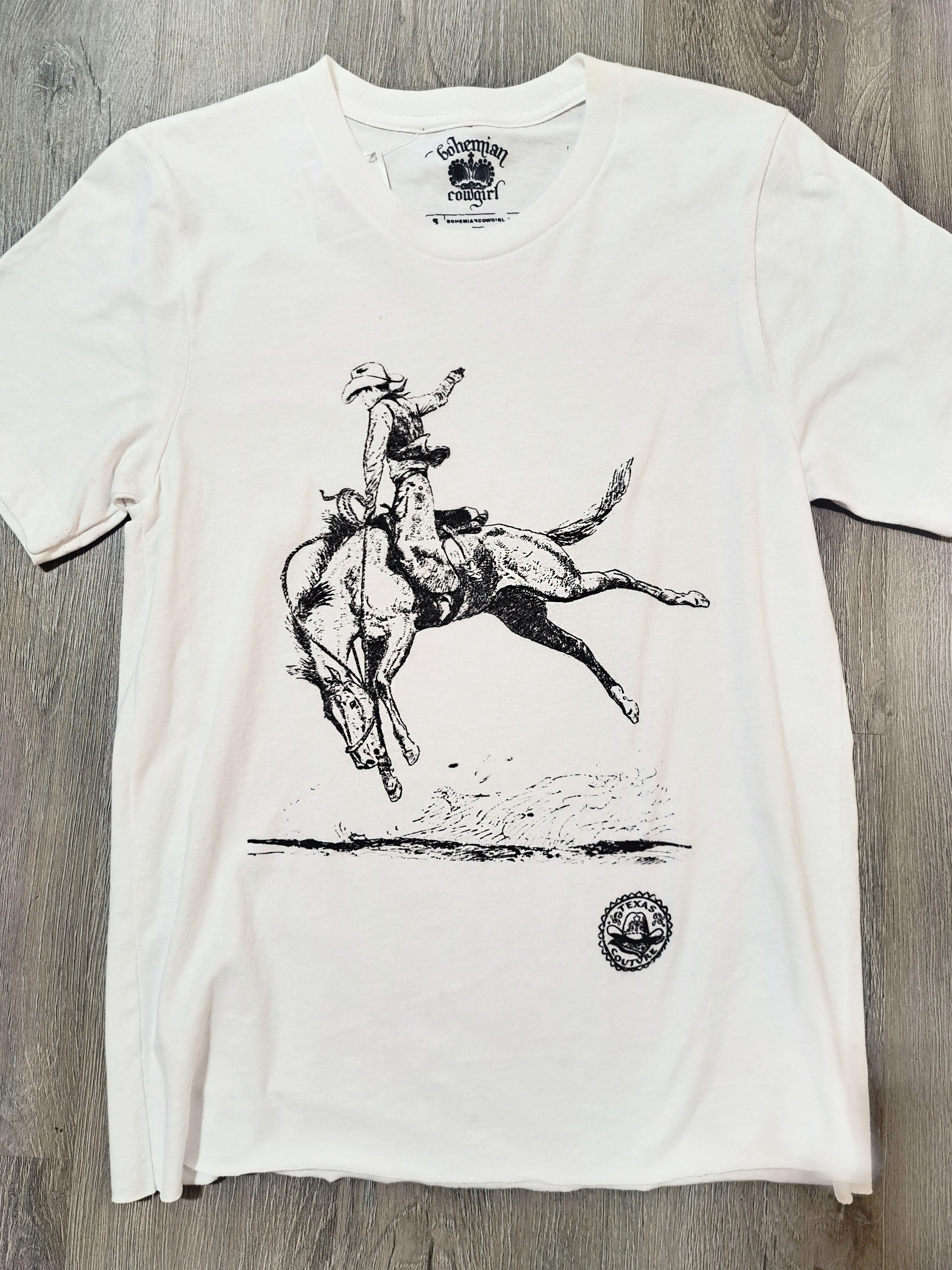 Sketched Rodeo Bronco T-Shirt - WS