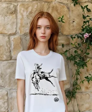 Sketched Rodeo Bronco T-Shirt - WS