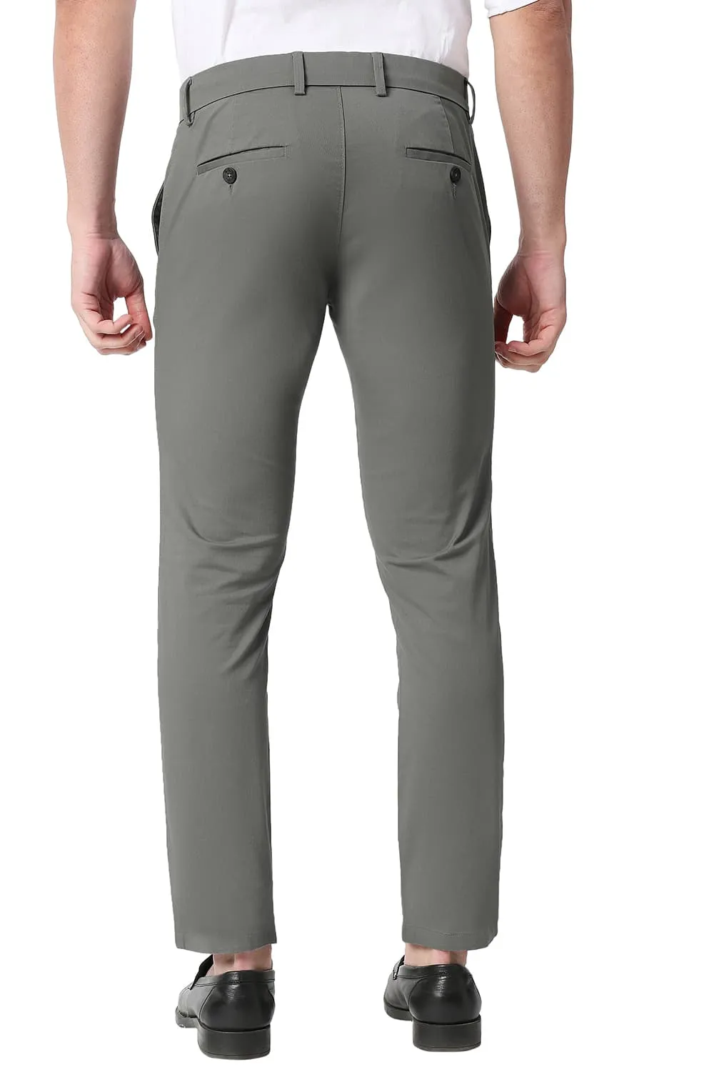 Skinny Fit Cotton Stretch Trousers