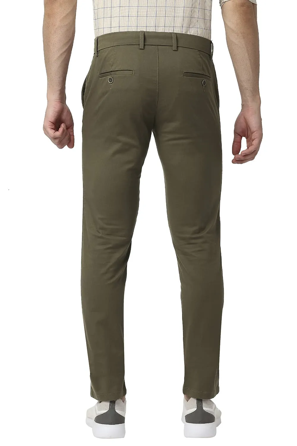 Skinny Fit Cotton Stretch Trousers