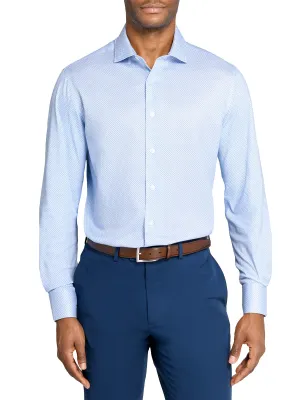 Slim Criss Cross Reworked Performance Dress Shirt