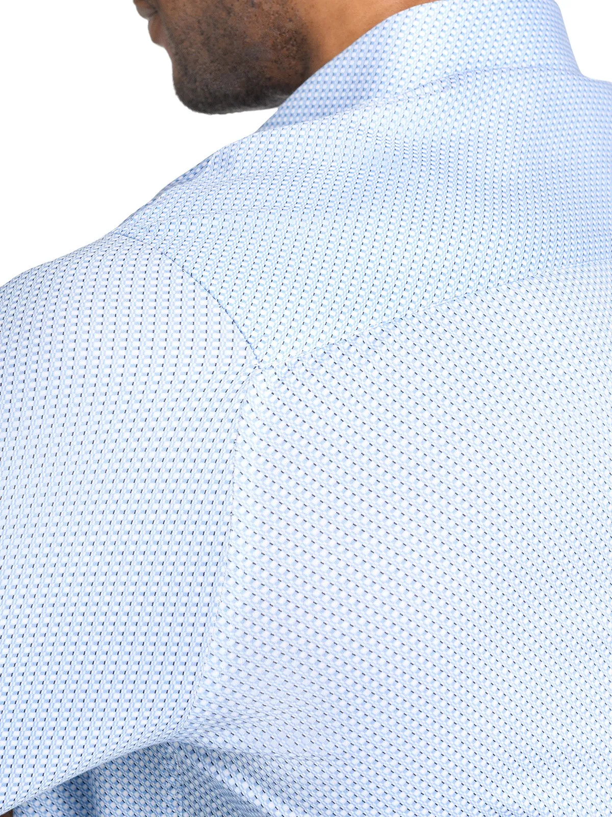 Slim Criss Cross Reworked Performance Dress Shirt