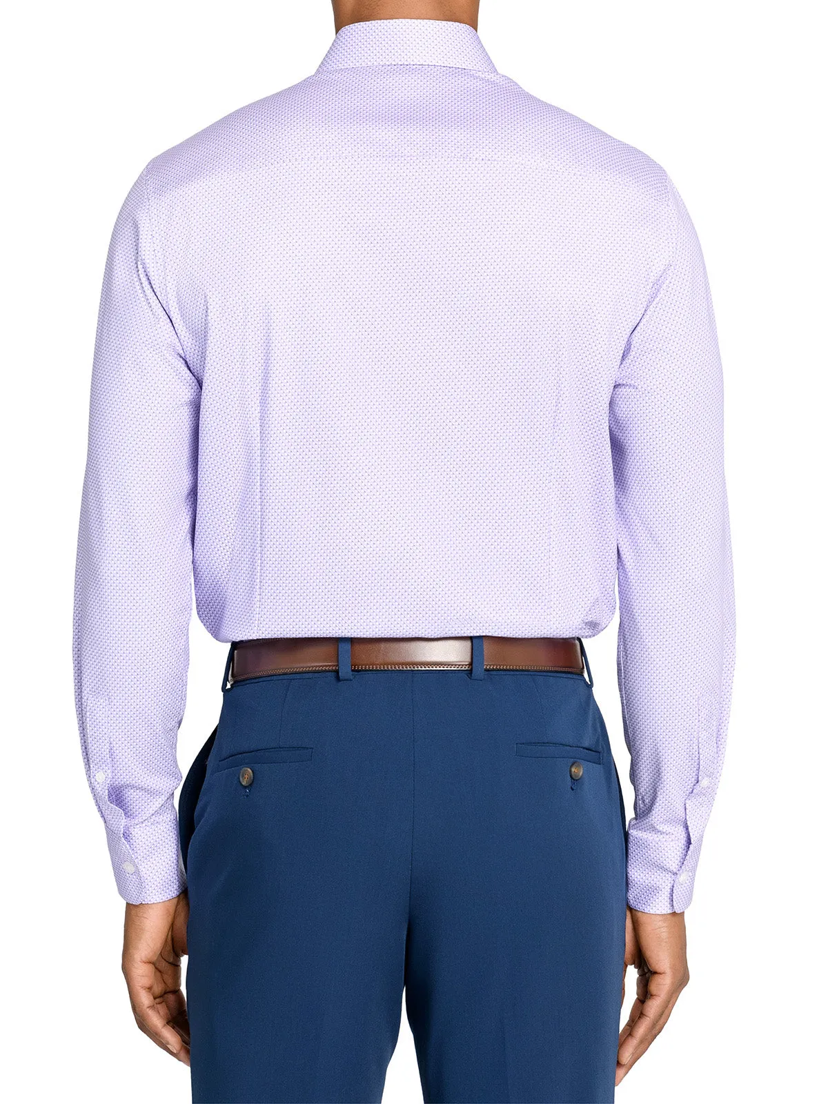 Slim Criss Cross Reworked Performance Dress Shirt
