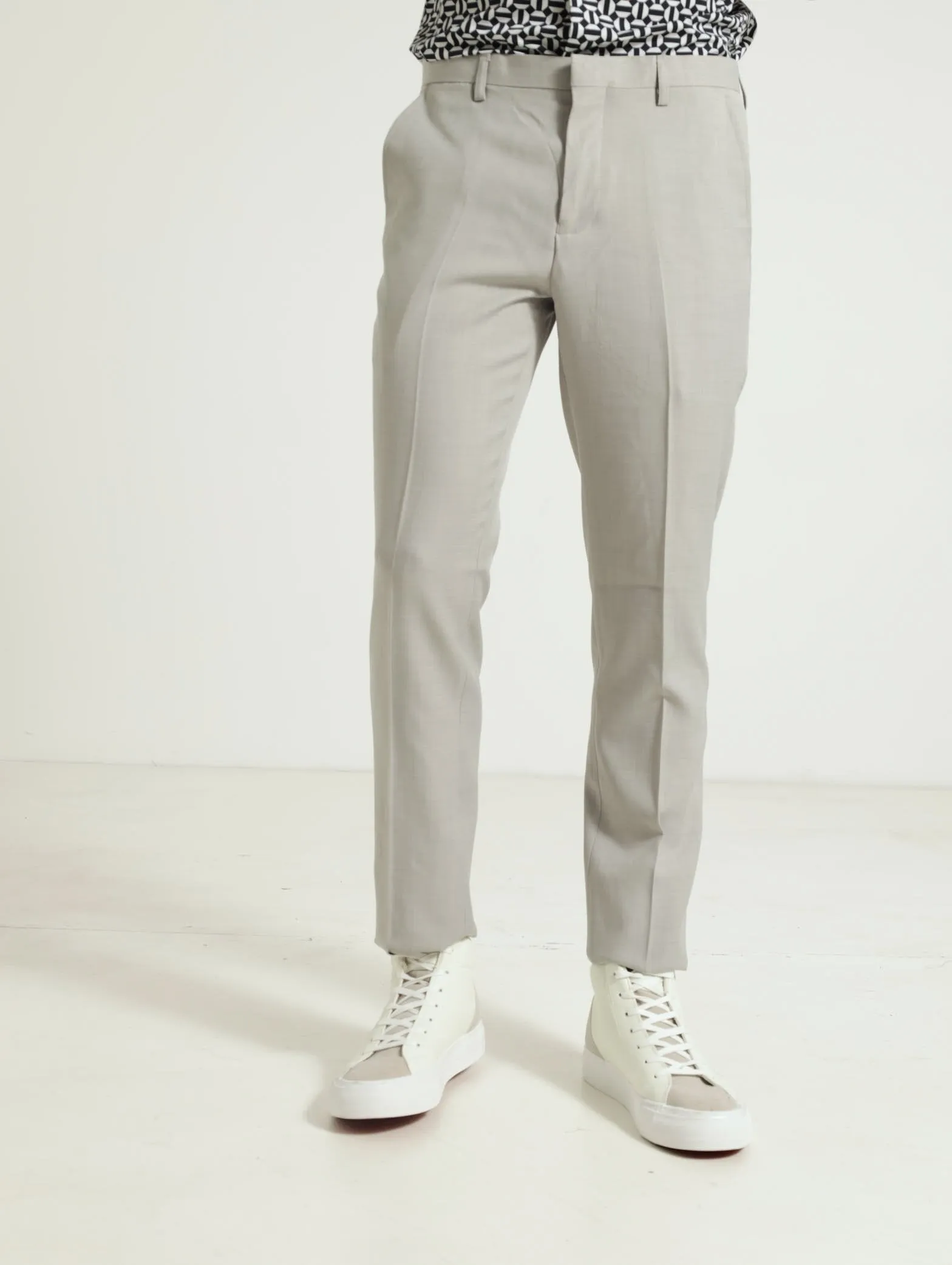 Slim Essential Suit Trouser - Grey