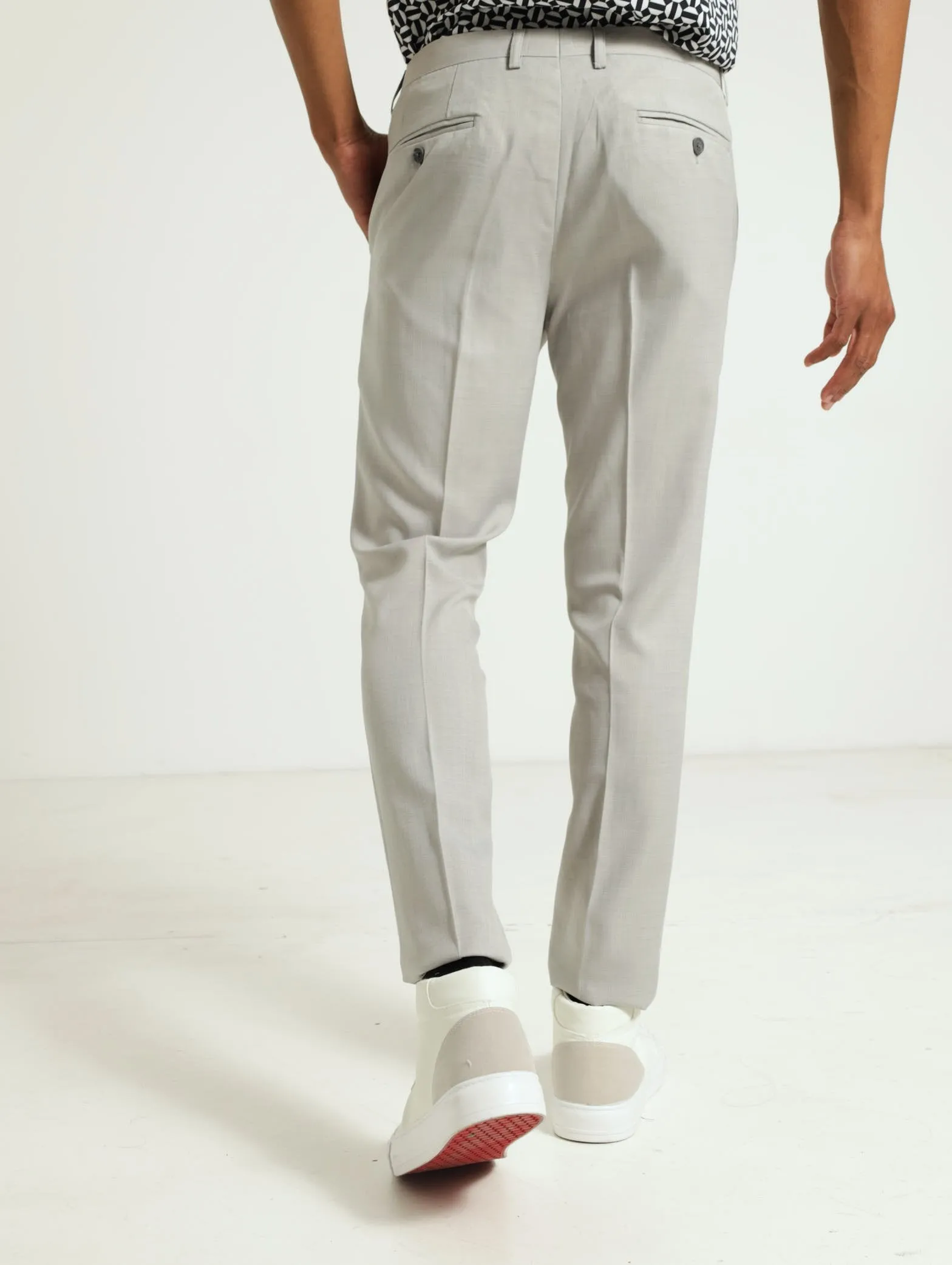 Slim Essential Suit Trouser - Grey