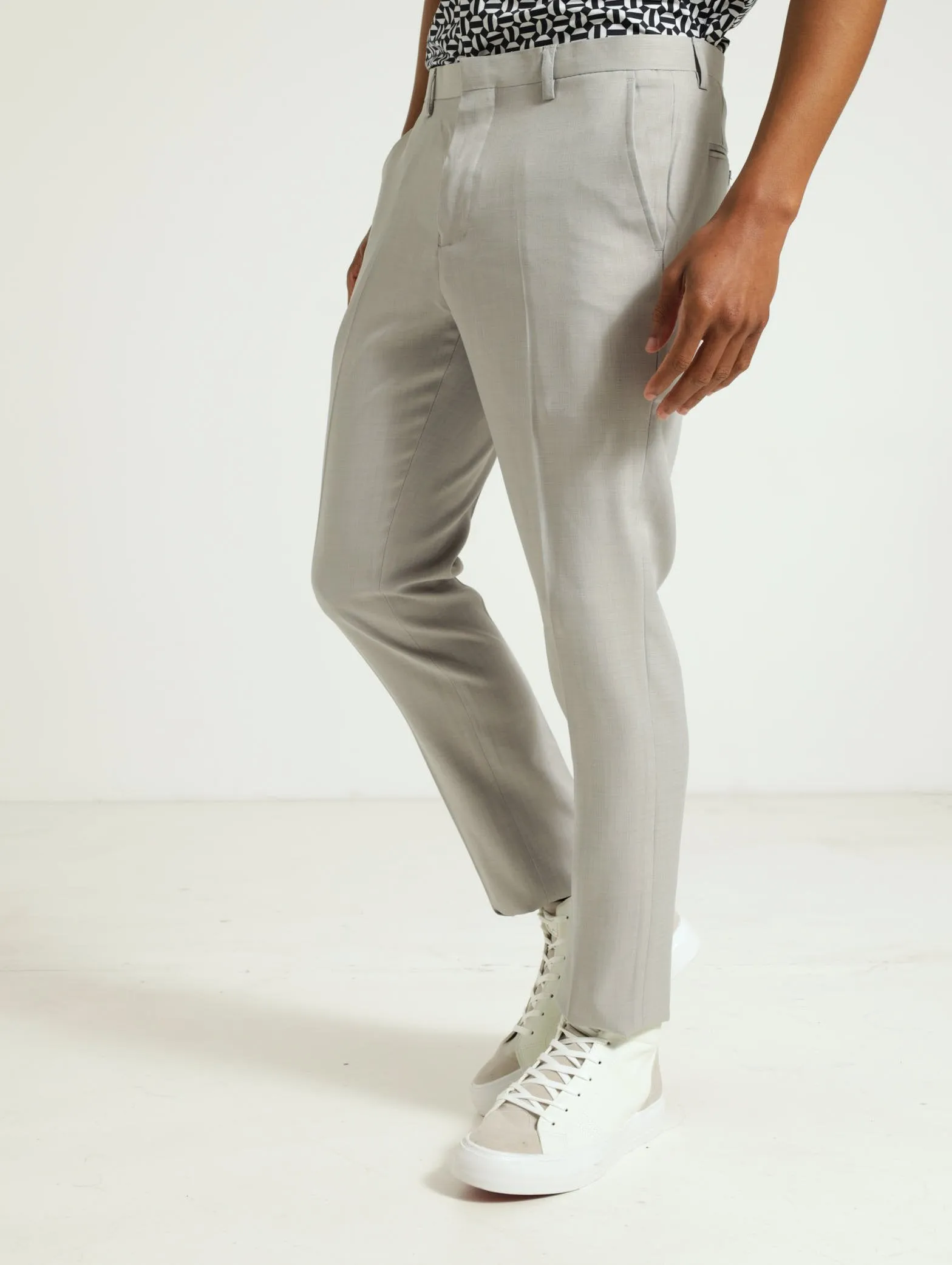 Slim Essential Suit Trouser - Grey