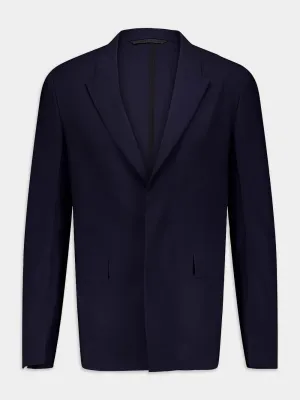 Slim fit jacket in wool
