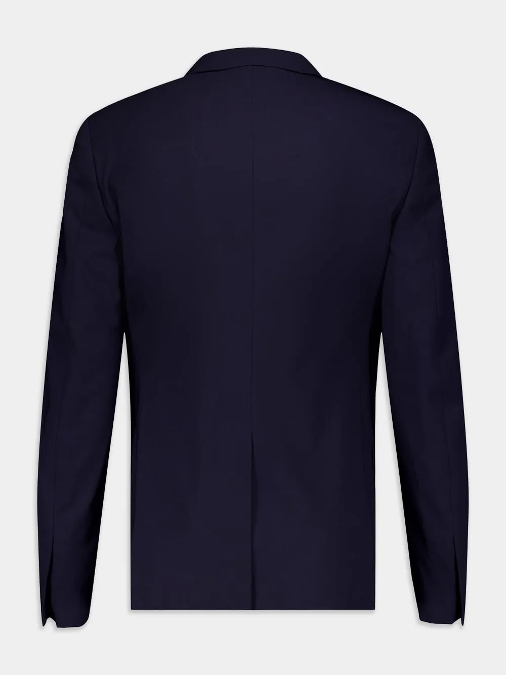 Slim fit jacket in wool