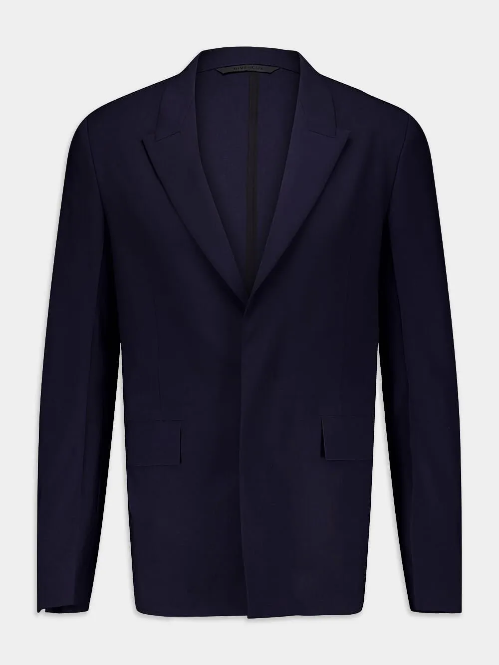 Slim fit jacket in wool