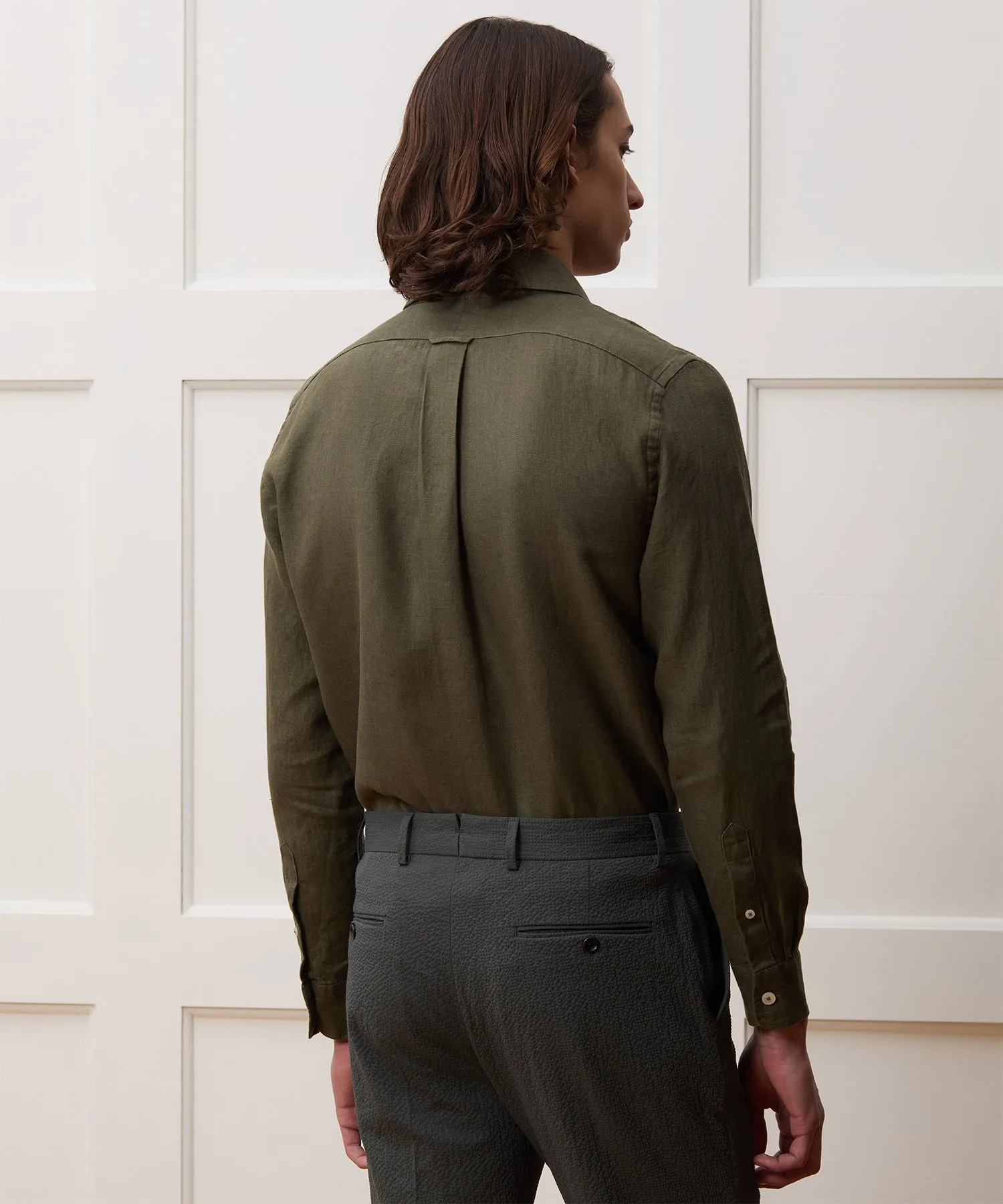 Slim Fit Sea Soft Irish Linen Shirt
