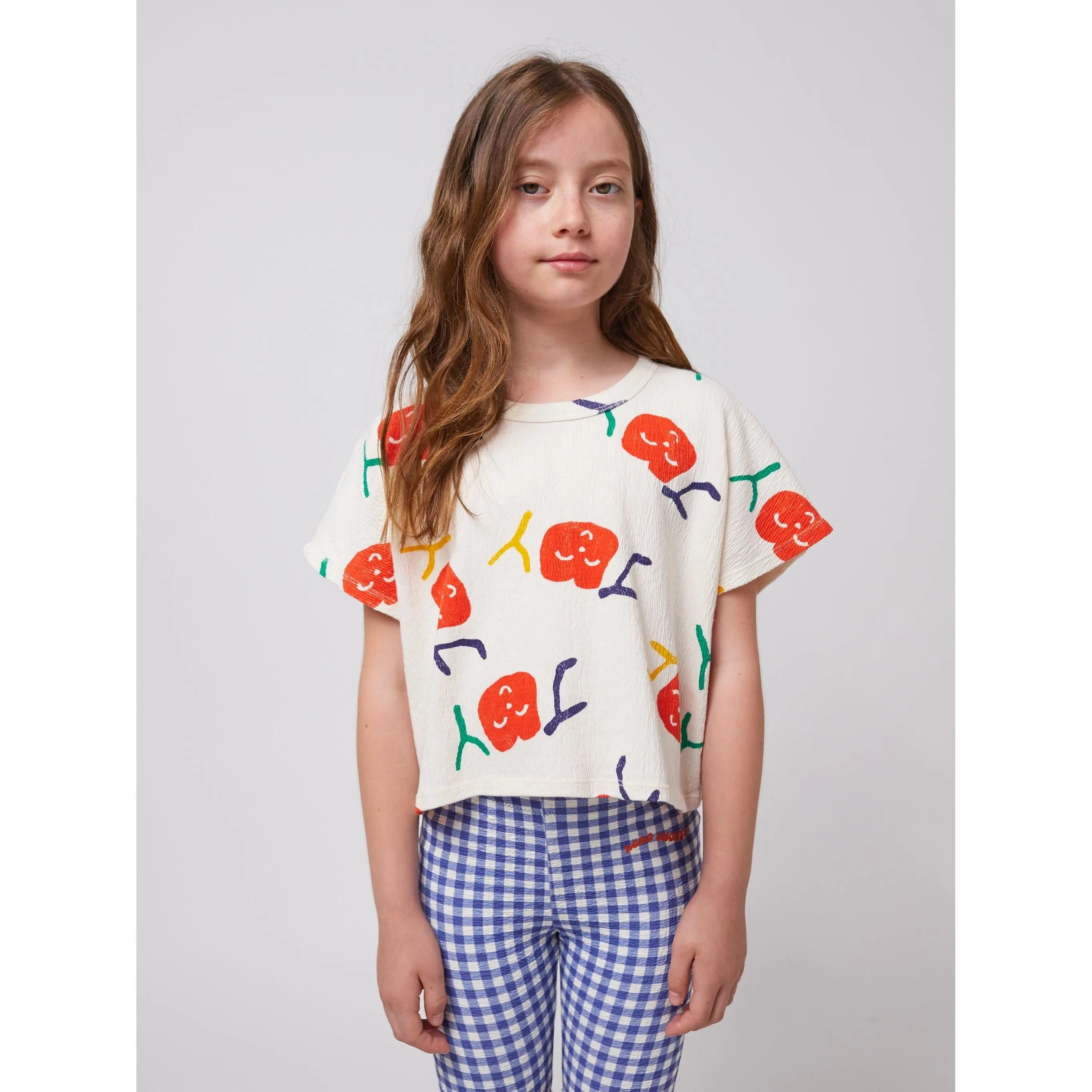 Smiling All Over Cropped T-Shirt